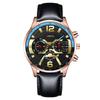 Men's Waterproof Luminous Running Alarm Clock Watch