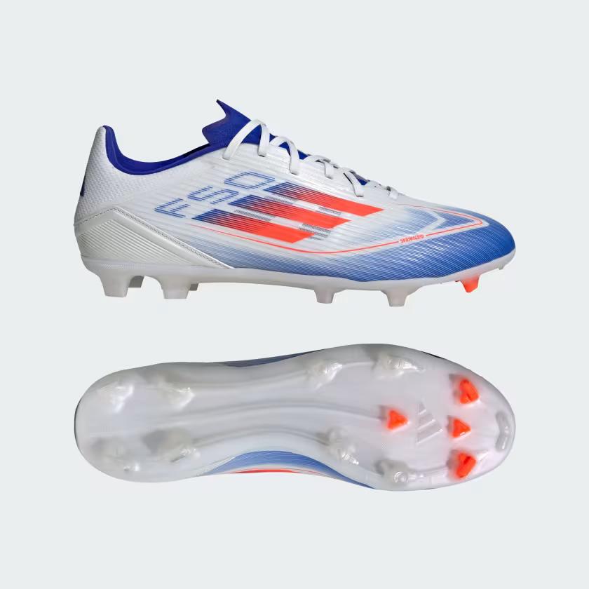 Adidas f50 league fg/mg soccer shoes synthetic white