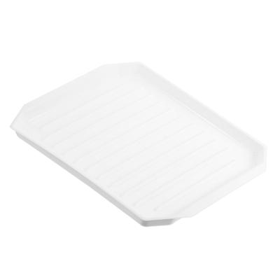 Multi Purpose Large Capacity Microwave Bacon Cooker Tray for Cooking Food Vegetables Dishwasher Silicone Tray Safe (Grey)