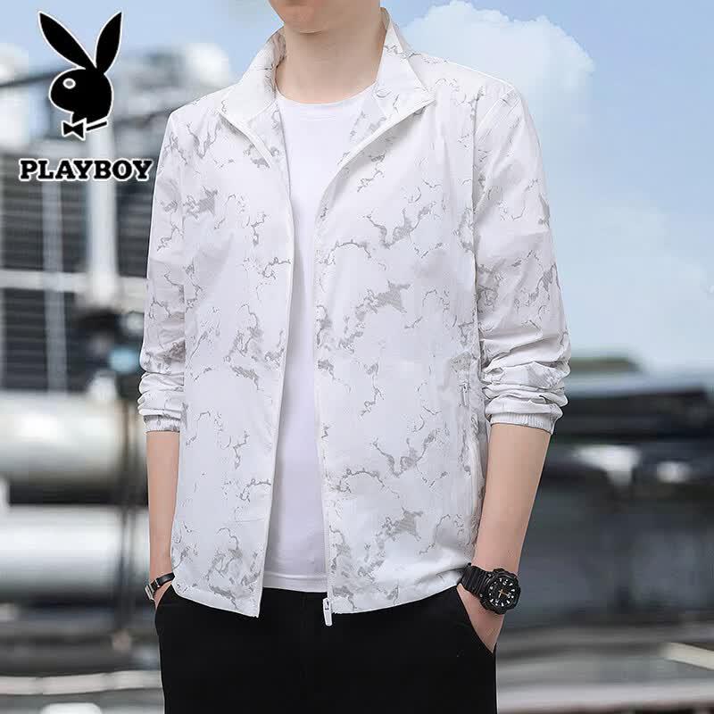 PLAYBOY Men s Lightweight UPF50+ Sun Protection Jacket XL