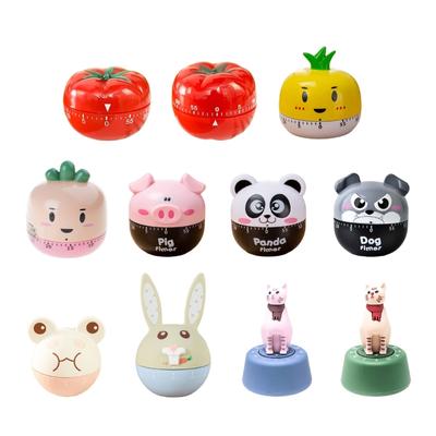 Cartoon Mechanical Timers Counters Manual 60 Minutes Cooking Timer Kitchens Tool for Baking, Cooking and Learning