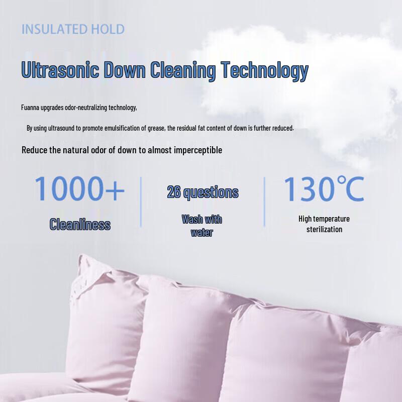 FUANNA 90% Grey Duck Down Winter Quilt