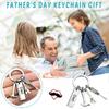 Hammer Dad Letters Keyring Dad Letters Father's Day Pendant  Father's Day Gifts