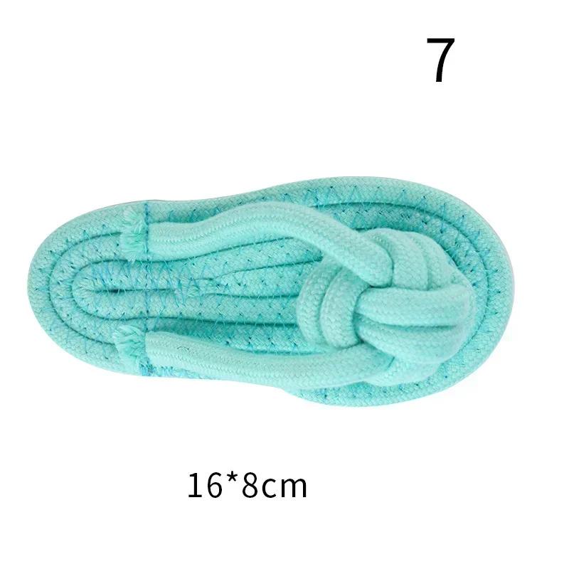 1pcs Pet Chewing Toys Mini Pet Teeth Cleaning Interactive Toy Cotton Rope Bite Resistant Anti Swallowing Dog Toys Dog Supplies