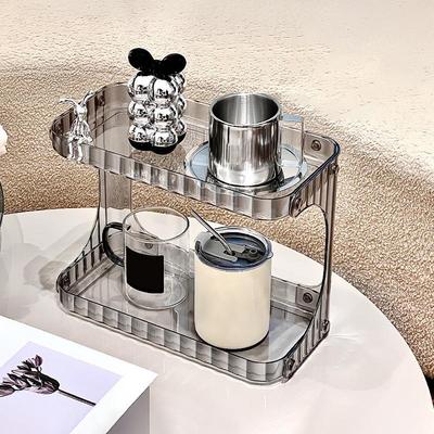 Double Layer Organizer Shelf Makeup Storage Rack Durable Cosmetic Holder Household Storage Supplies