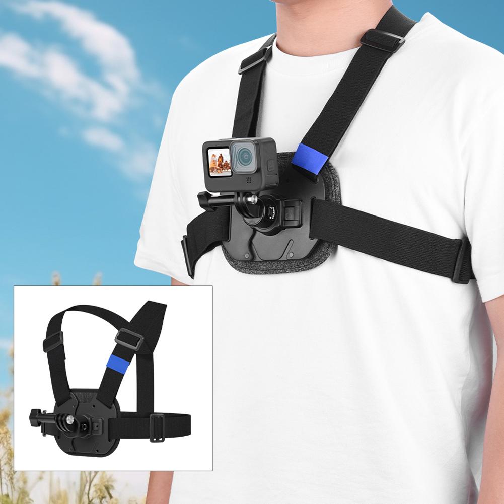 Action Camera Harness Strap Adjustable Chest Strap for Insta360 Go2/Gopro/Osmo