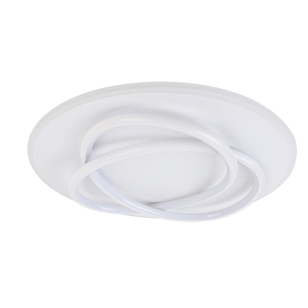 Modern Ceiling Light LED Round Dimmable Flash Mount Ceiling Lamp with Remote Control for Living
