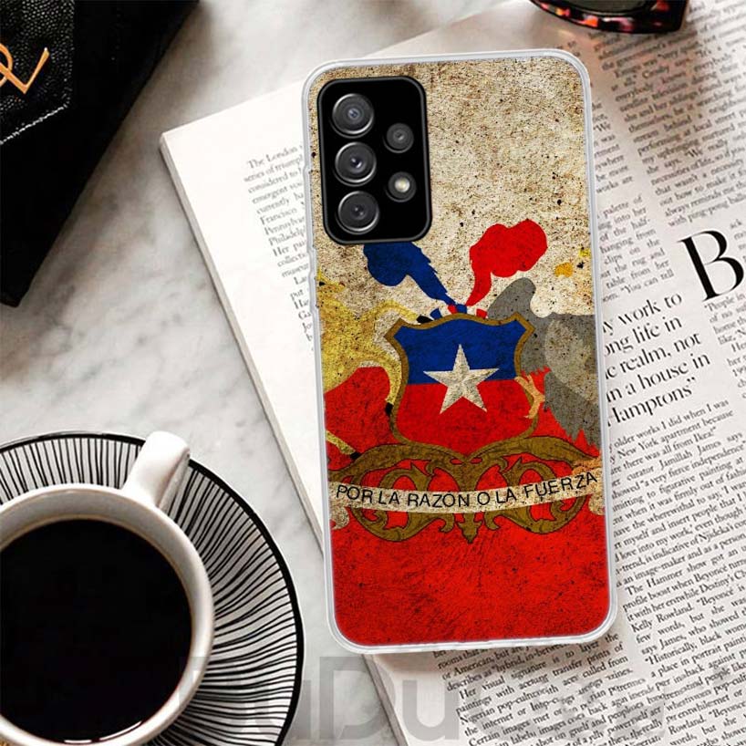 Chile Flag Cover For Samsung Galaxy A52 A42 A32 A22 A12 A50 A51 Phone Case A70 A71 A40 A41 A30S A31 A20E A21S A10S Galaxy A52 A4