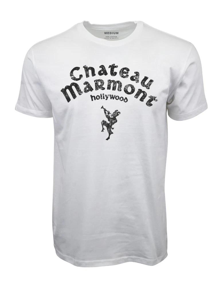 90s Chateau Hollywood Adult Short Sleeves T Shirt White S