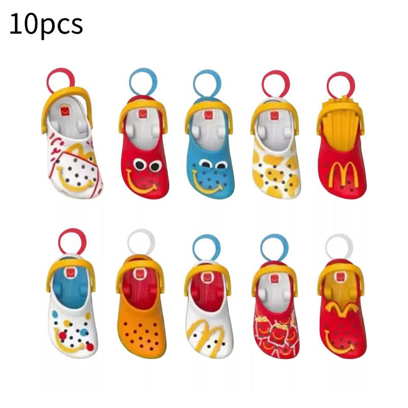 Zábavné a barevné Crocs McDonald's Miniklíčenka Pantofle Pro Děti I Dospělé