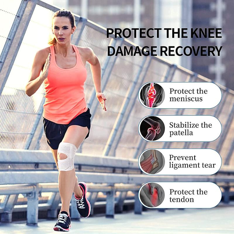Fitness Knee Support for Running and Cycling 1PCS Compression Braces Ideal for Sports and Outdoor Activities