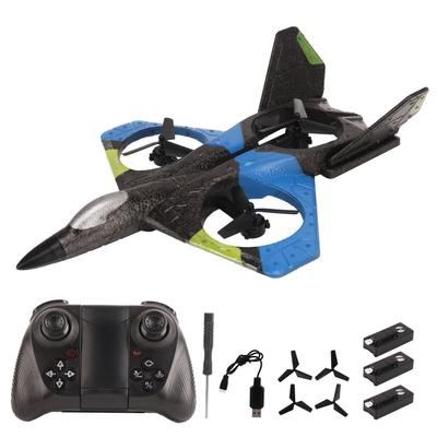 HD Drone RC Plane With Lights Aerial Photography Drone Great Gift Toy For Boys And Girls Blue 3 Battery