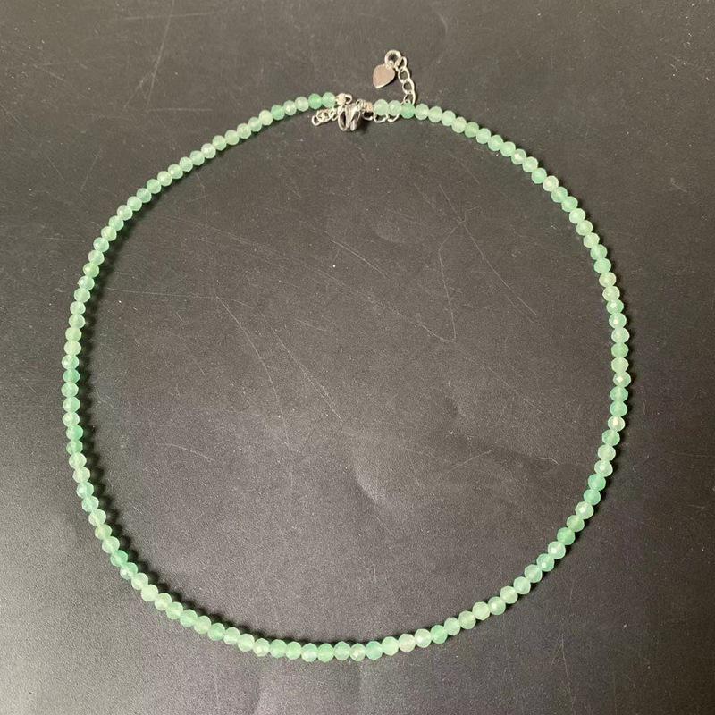 3mm Faceted Natural Stone Necklace with Citrine, Agate, Tourmaline, and Moonstone Beads