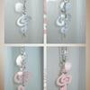 Musical Notes Wings Heart Pendant Necklace For Women Kawaii Versatile Necklace Fashion Sweater Chain Jewelry Accessories Gifts