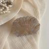Non-slip Shell Hair Claw Acetate Shark Clip Shining Seashell Hair Clips  for Women
