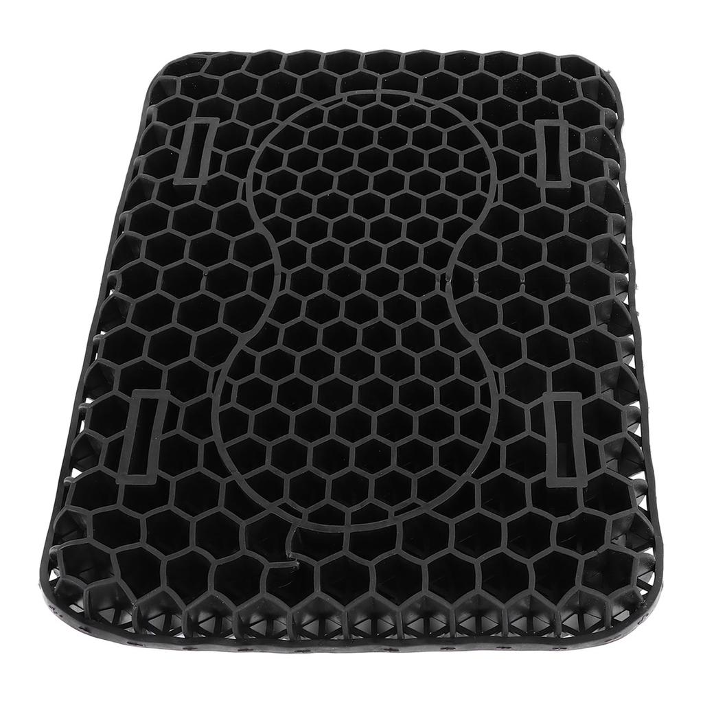 Motorcycle Gel Seat Cushion Comfortable Breathable Shock Absorption Scooter Seat Pad for Long Rides