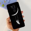 Para LG G7 thinQ Funda G710EM LM-G710 G710 Cubierta Pintada de Lujo Fundas de Teléfono de Silicona Suave Para LG G7 ThinQ Cubiertas Traseras 6.1'' Parachoques