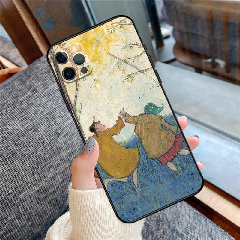 Sam Toft Art Abstract Landscape Bumper Protection Case For iPhone 17 Pro Max 17 Air Soft Cover