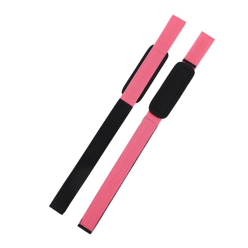 

New Fitness Sports Wrist Brace Band Weightlifting Bench Press Hardlift Training Anti-slip Tensile Universal Men Women розовый