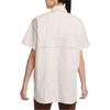 Nike Shirts Women's Light Rosewood Umber Square Collar Moderate Straight Fit FB8293-104