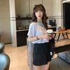 Women Summer Casual Short Sleeve O Neck Fashion Letter Printed Loose T Shirt Top
