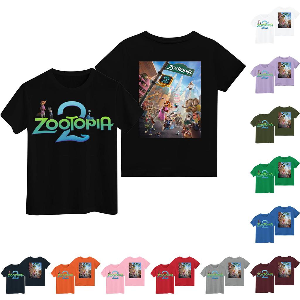 Children's Casual Fashion Cartoon Print Short-sleeved T-shirt Top