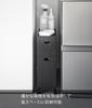 Yamazaki Tower Storage Box with Extra Box for W15 x D35 x with Storage 1970 Lid, Carts, Large, Black, H26cm, Casters, Space-Saving Cart,