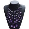 2025 New Multilayer Indian Statement Large Collar Crystal Necklace Women Boho Ethnic Big Bib Choker Necklace Ladies Jewellery