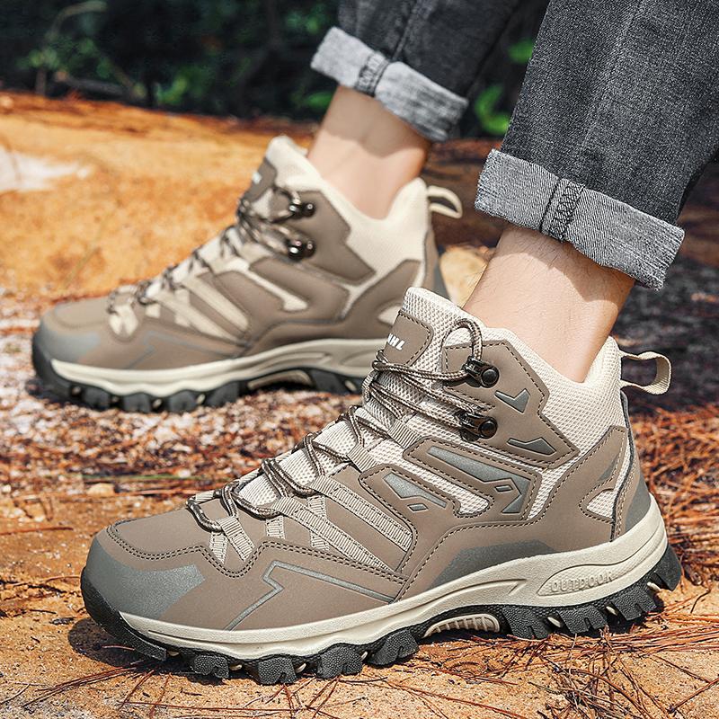 New Hiking Shoes Unisex Outdoor Hiking Sports Shoes Camping Boots Ladies Waterproof Walking Shoes Non-slip Hiking Shoes