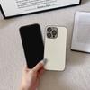 With Lens Film Lychee Texture Compatible with iPhone 16 Pro Max Apple 15 Phone Case 13/14 Niche Style