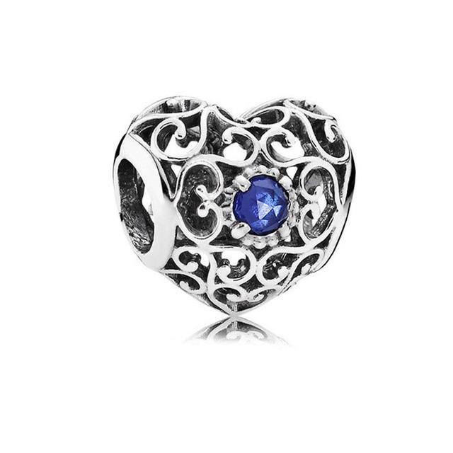 

Новый 12-месячный день рождения, каменное сердце, ажурное очарование, тонкие бусины своими руками, подходят оригинальные подвески, серебряный браслет 925, ювелирные изделия F357