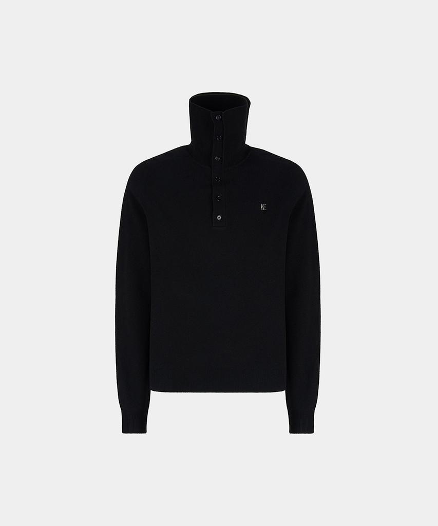 Noiseu M 2-Way Merino Knit Top - Black