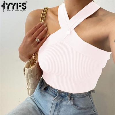 Damenmode Casual Sommer Frühling Einfarbig Druck Ärmellos Hängender Hals Blusen & Hemden