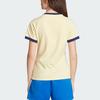 Adidas Originals Gradient Trefoil Cali Tee With Logo Letter Print And Slim Fit Women Tops Yellow IR6036