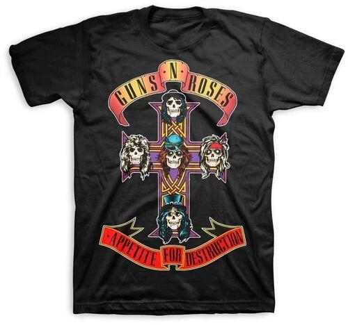 PRE-ORDER Guns N Roses - Guns N Roses - Appetite For Destruction Jumbo Logo T-S M
