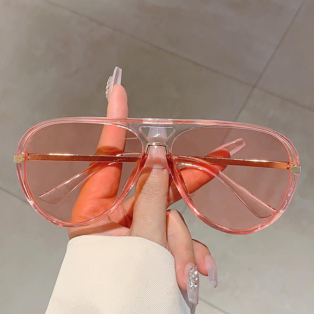 Fashion Pilot Design Shades Luxury Metal Decoration Women Sunglasses Men's Brand Sun Glasses for Travelling Hiking