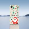 For iPhone 17 Air Case Christmas Gifts Pattern Printing Straight Edge TPU Phone Back Cover