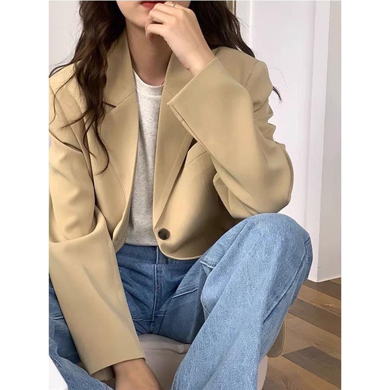 Blazer Women's New Spring and Autumn Casual Versatile Temperament High-end Design Sense Popular Temperament Suit Jacket Trend