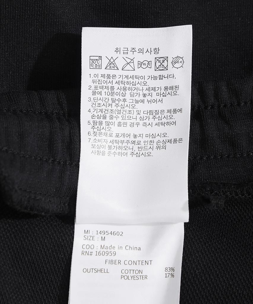 NEW ERA Wide Sweat Half Pants Black 14954602