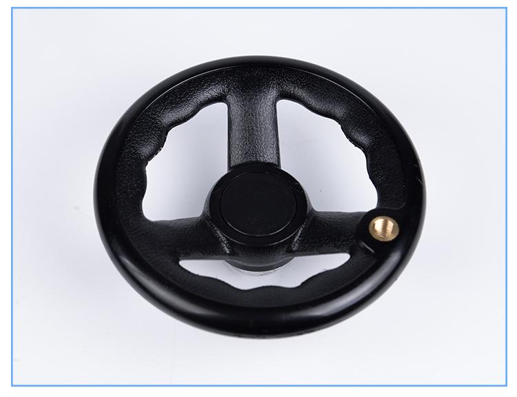 Corrugated Plastic-Steel Three-Spoke Handwheel for Machine Tools and Grinders