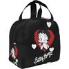 Asamike Lunch Bag, Cute and Stylish Betty Boop Lunch Box with Pockets, Insulated and Insulated, Perfect for Commuting, School, Picnics, and More. Unis