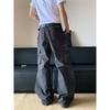 Cabbage Coke American Retro Multi-Pocket Design Cargo Pants Loose Casual Straight-Leg Floor-Length Pants Unisex Ins