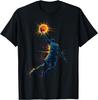 Basketball Dunk Graphic Print T-shirt