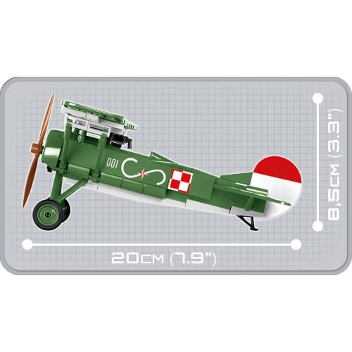 Cobi Historical Collection #2976 Military Block Great War German Fokker D.VIII Fokker E.V (D.III) [COBI Official Japan Distributor]