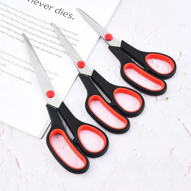 Stainless Steel Scissors Student Stationery Scissor Household Multi-Purpose Office Stationery Tailor Scissors Sewing Accessories