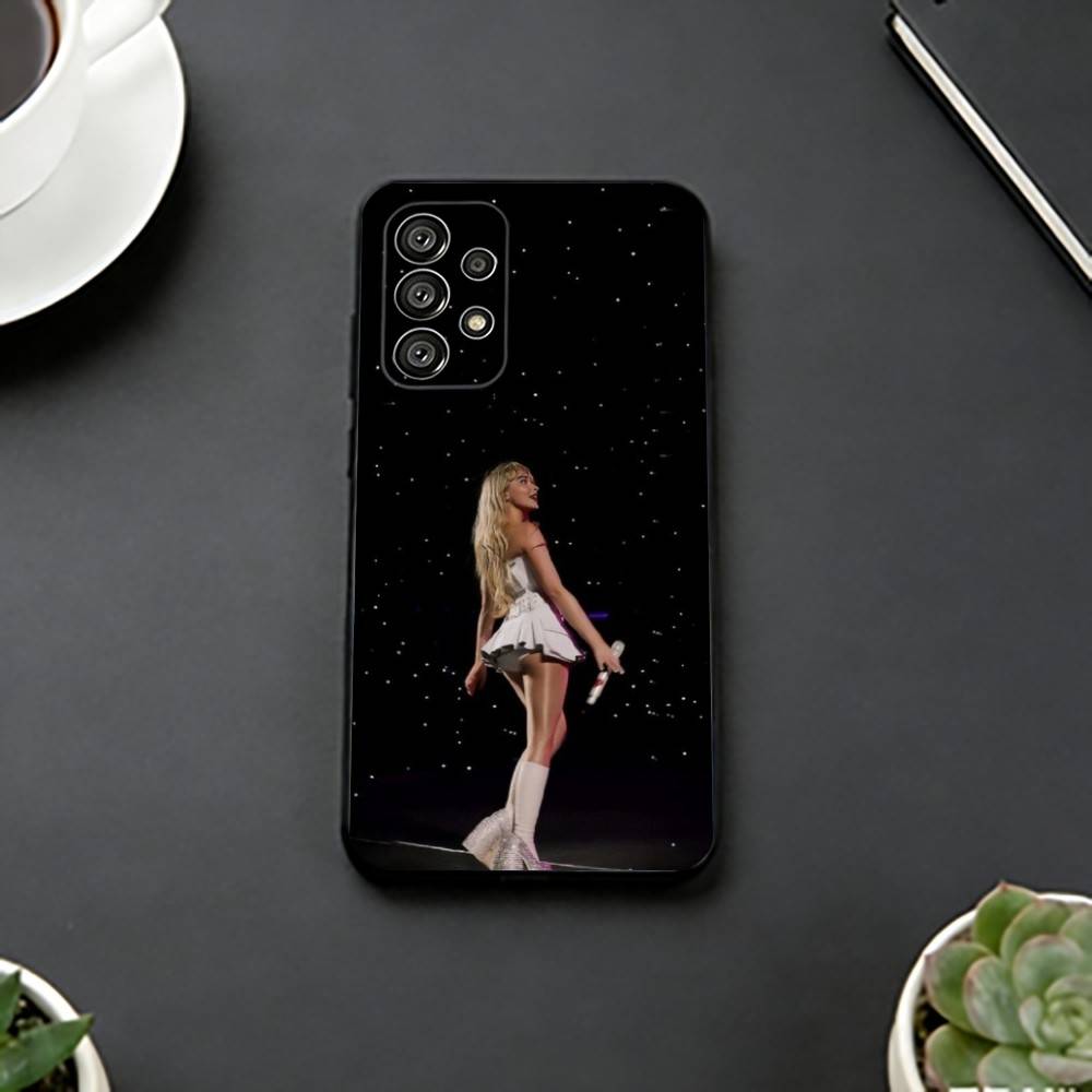 Singer C-BillieS Album Phone Case For Samsung S25,S24,S21,S22,S23,S30,Ultra,S20,Plus,Fe,Lite,Note,10,Black Cover