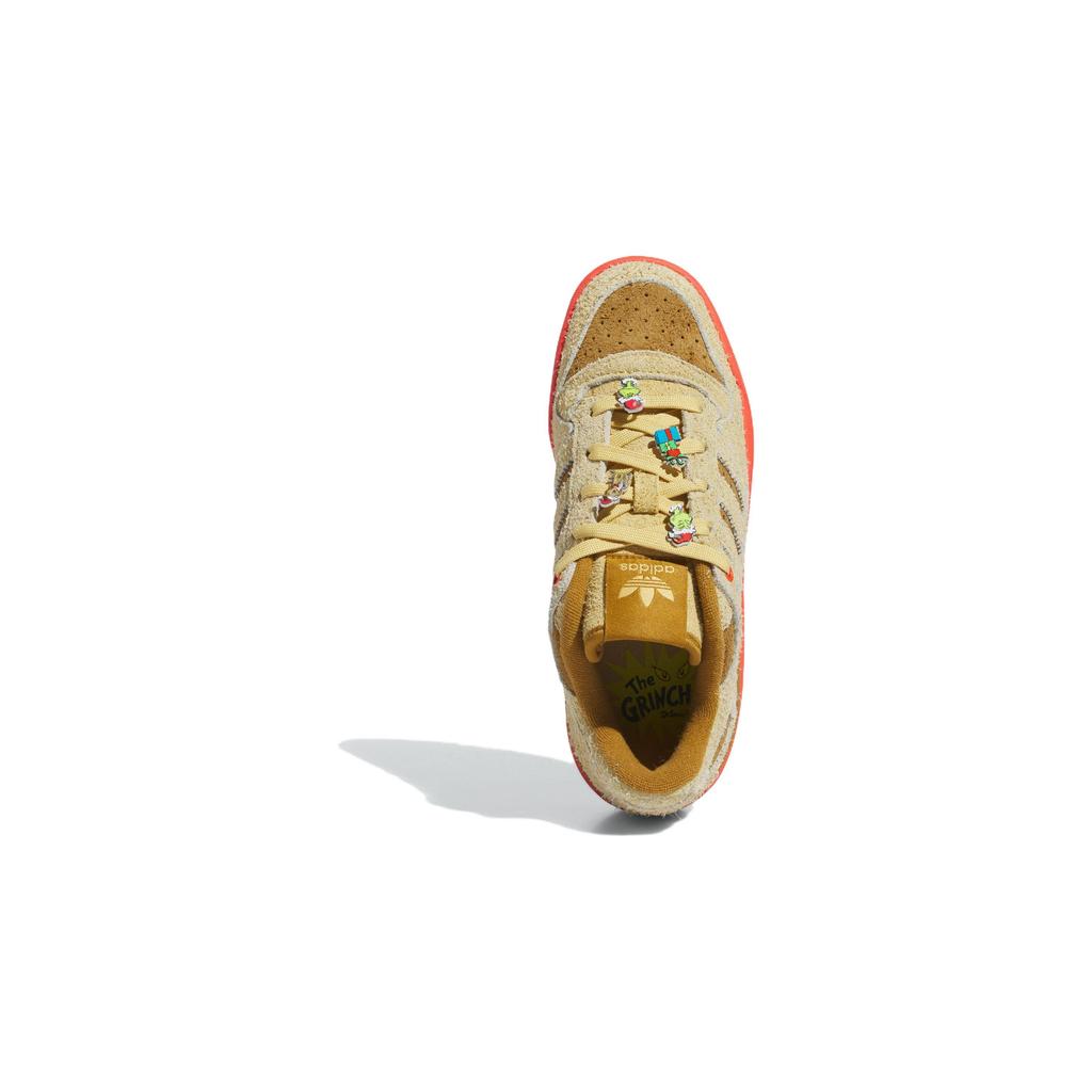 Dr. Seuss x adidas Forum Low J Max Kids Sneakers Tan Oat Bright-Red IG7066