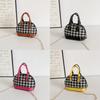 Shell Bag For Kids With Pu Material And Color Block Design For Daily Use