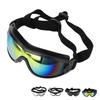 Dog Goggles Wind Proof UV Proof Fog Proof Dog Sunglasses with Adjustable Strap for Outdoor
