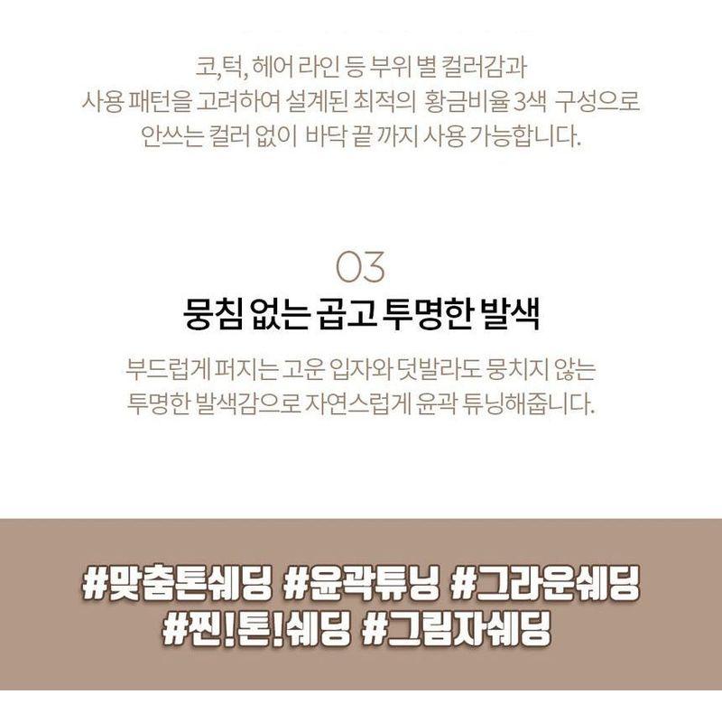 HOLIKA HOLIKA - Tone Tuning Shading Brush Set - 2 Colors